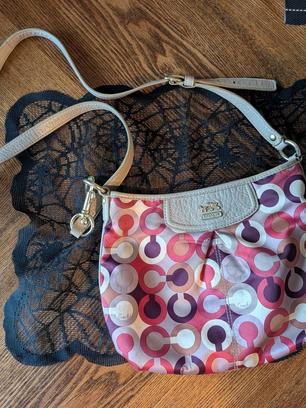 Coach Op Art Signature C Crossbody
